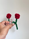 Rosy hair clip